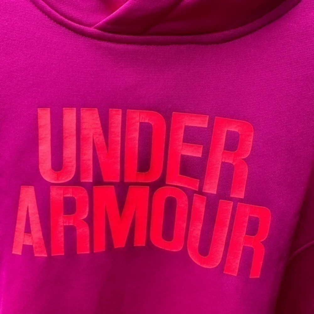 Under Armour Women's ColdGear Fuchsia Hoodie (Small) - Picture 3 of 6